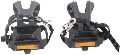 Productafbeelding van Nylon-pedalen voor fixie- en mountainbikes met nylon clips - Duurzaam en lichtgewicht - geschikt voor fixie- en mountainbikes - fietstoevoegingen