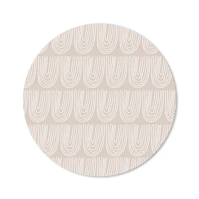 Produktbild von MuchoWow® Mauspad Mousepad Sommer - Bögen - Weiß 30x30 cm - Mousepads - Maus Mat - Pad - Mausunterlage - Tischunterlage - Schreibtischmatten