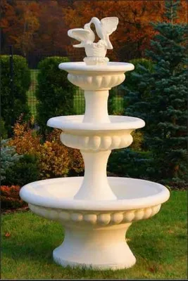 Produktbild von Zierbrunnen Springbrunnen Skulptur Brunnen Deko 186cm Garten Fontaine Teich Neu