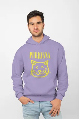 Produktbild von D&B Uni Hoodie ZN00009 Purrvana Lavendel-Größe 2XL