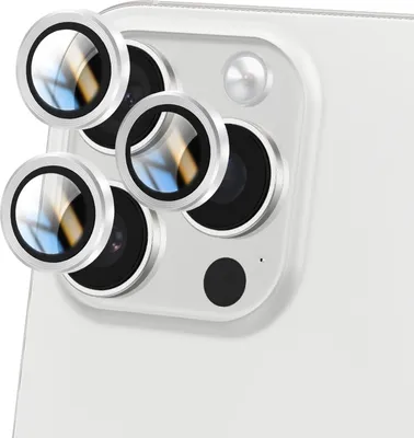 Obrázok produktu pre Avizar, Odolná fólia na fotoaparát pre Apple iPhone 16 Pro Odolná proti poškriabaniu, strieborná