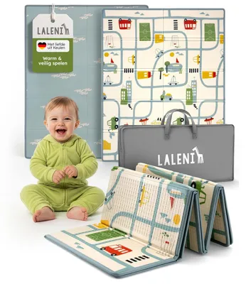 Immagine prodotto di Tappetino da gioco per bambini Laleni, 120 x 150 cm - Impermeabile e pieghevole, adatto per interni ed esterni