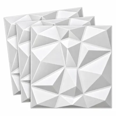 Produktbild von 3D Paneele Wandpaneele Polystyrol XPS – Styropor Verkleidung für Wand & Decke – 50x50 cm (0,25 m²) – Leicht, Flexibel & Einfach zu Montieren
