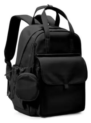 Immagine prodotto di Zaino per studenti, modello per adolescenti, unisex, colore nero, taglia M