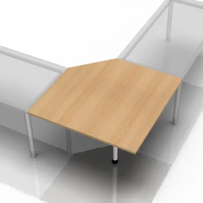 Produktbild von XBT12 S - Trapezplatte 120x120 Eiche