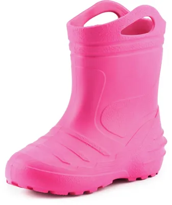 Produktbild von Ladeheid Kinder Mädchen Jungen federleichte Eva Thermo Gummistiefel gefüttert KL051 (Rosa, 26)