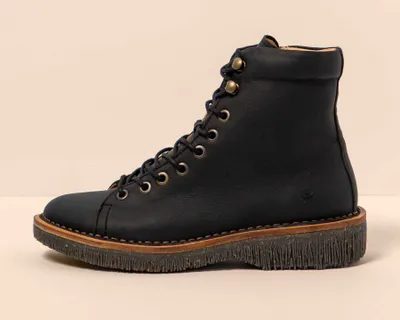 Immagine prodotto di El naturalista stivali stringati N5572 WAX NAPPA NERO/VOLCANO Colore Nero