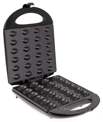 Productafbeelding van Mesko Home MS 3041, 24 wafels, elliptische vorm, zwart, bakeliet, 1600 W, 220 - 240 V