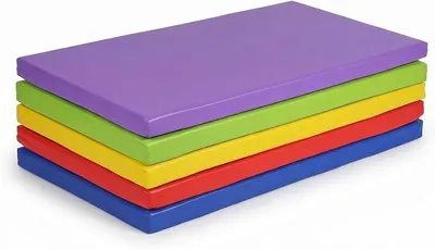 Imagen del producto de Colchoneta de entrenamiento, 120 x 60 cm. Colchoneta de suelo suave, fabricada en cuero sintético