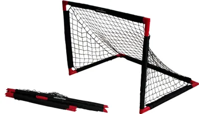 Image de but de football de jardin pliable 90x60cm + ballon