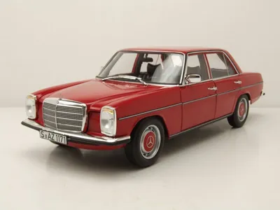 Produktbild von Mercedes 200 /8 Strichachter W115 1973 rot Modellauto 1:18 Norev