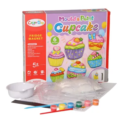 Image de Aimants Gips Gieten - Cupcakes