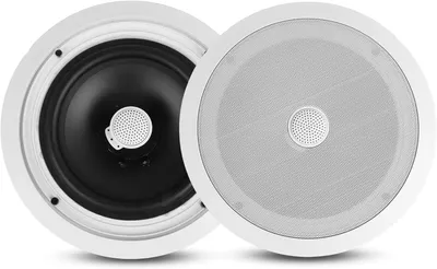 Produktbild von Stropný reproduktor Pyle, vstavaný reproduktor, Bluetooth, basový reproduktor, 300 W 20 cm 2-pásmový reproduktor, stropný reproduktor, plochý basový reproduktor, 55 Hz - 22 kHz