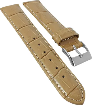Produktbild von Ersatzband Uhrenarmband Kalbsleder Sand  20360S, Stegbreite:12mm