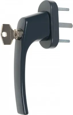 Obrázok produktu pre Okenná kľučka Mistral na kľúč 38 mm antracit RAL 7016
