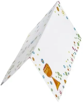 Produktbild von Goldbuch Tischkarte neutral 6 Stück Kelchmotiv 13,5x11,5 cm