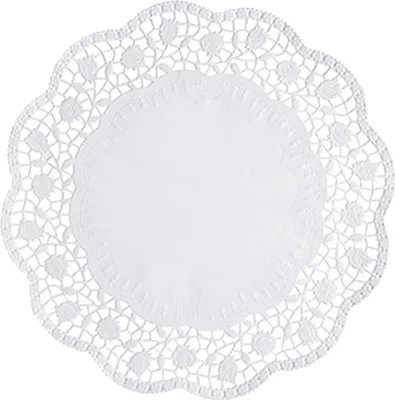 Immagine prodotto di Papstar cake toppers bianco rotondo D 32cm 250 pezzi 18271