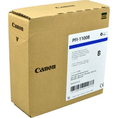 Produktbild von Canon PFI-1100B, Blau, Tinte auf Pigmentbasis, 160 ml