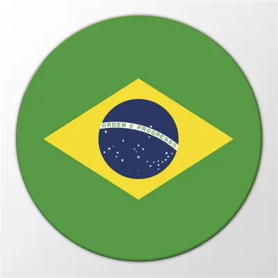 Produktbild von Huuraa Magnet Brasilien Flagge Geschenk Kühlschrankmagnet 59mm Kühlschrankmagnet Flaschenöffner Brasilien Flagge Präsent
