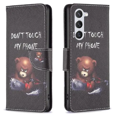 Obrázek produktu pro Pro Samsung Galaxy S25 5G Leatherette Case Cover Book Wallet Motif Design Cases