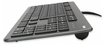 Produktbild von Hama KC-700, Volle Größe (100%), Kabelgebunden, USB, QWERTZ, Schwarz