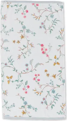 Zdjęcie produktu dla Pip Studio Les Fleurs Ręcznik kąpielowy Kolor Biały Rozmiar 70x140cm