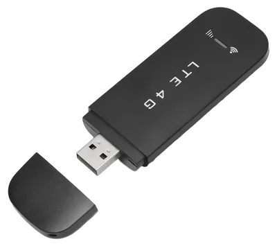 Obrázek produktu pro 4G mobilní WiFi hotspot Mini LTE přenosný router 150 Mbit/s až 10 připojených zařízení USB modem v černé barvě