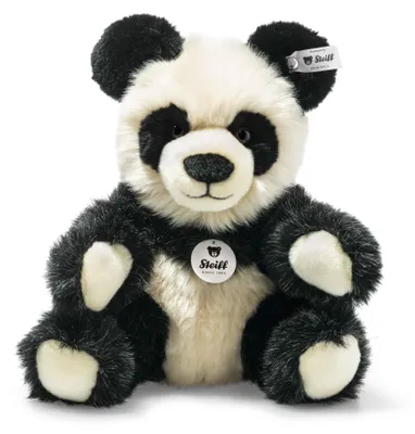 Produktbild von Steiff  Manschli Panda 24 schwarz/ weiss sitzend 060021