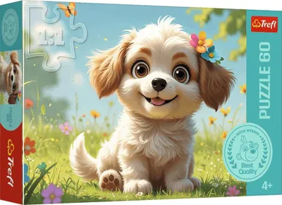 Produktbild von Kleiner Welpen Spaß: 60-teilige Trefl Puzzle Abenteuer!