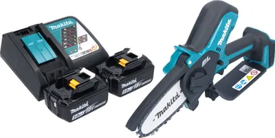 Produktbild von Makita DUC 101 RT201 Akku Astsäge 18 V 10 cm Brushless + 2x Akku 5,0 Ah + Ladegerät
