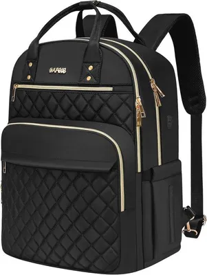 Produktbild von Famanu Laptop Rucksack mit USB-Anschluss - Wasserabweisend für 17,3 Zoll Laptops