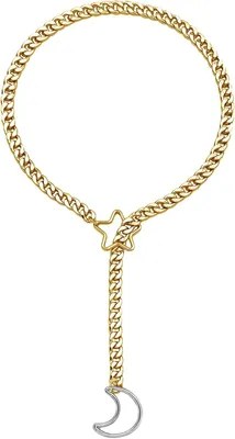 Produktbild von Y-Choker Halskette, Edelstahl, schwarz, silber, gold, Punk Stil, für Frauen und Männer