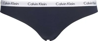 Immagine prodotto di Perizoma donna CALVIN KLEIN mutanda cotone elasticizzato con elastico a vista logato underwear articolo D1617A, L, Cotone 90%,Spandex 10%