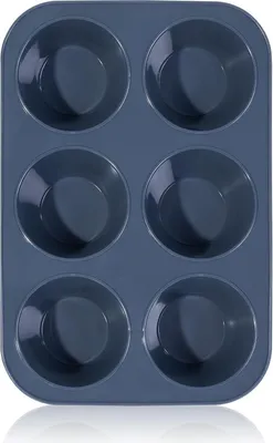 Produktbild von Große Silikon Muffinform Antihaft Backform für Cupcakes Brownies Kuchen Pudding