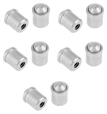 Produktbild von Kugelfederstößelset, 10 Stück aus Edelstahl 304, 6 x 7 mm