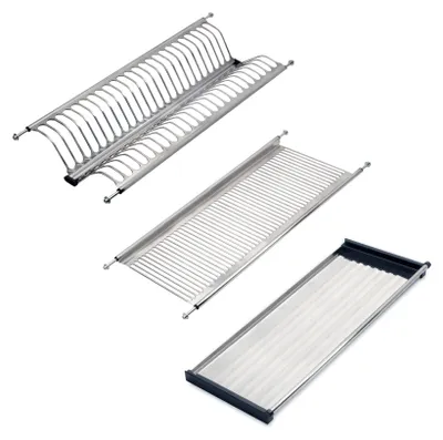 Zdjęcie produktu dla Emuca Ociekacz do naczyń ze stali nierdzewnej Drynox, moduł 700 mm, Stal nierdzewna