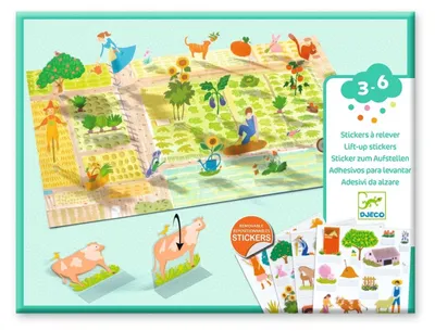 Obrázek produktu pro Djeco Toy Stickers Farm Dj00045