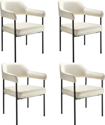 Obrázek produktu pro tectake® Křeslo Doé čalouněné 58 x 62 x 85 cm