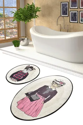 Image de Mijolnir, Dude- CHL2453, Coloured, Tapis de bain, 700 gr/m², 100% tissu velours