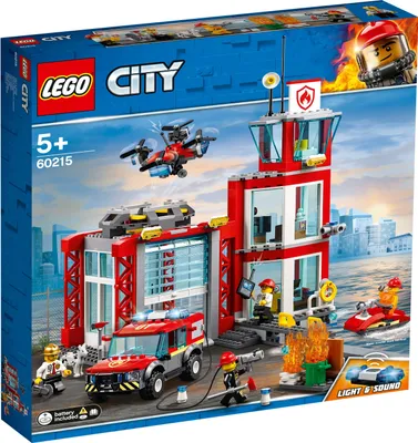 Produktbild von LEGO® City 60215 Remiza strażacka