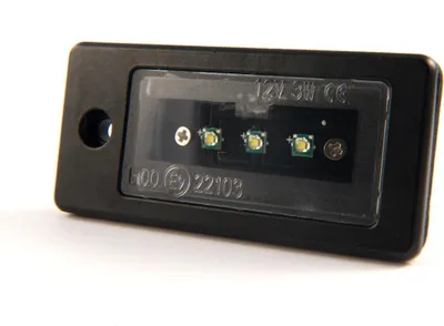 Image de Audi LED éclairage de la plaque d'immatriculation 2x600lm, set de 2 pièces noir