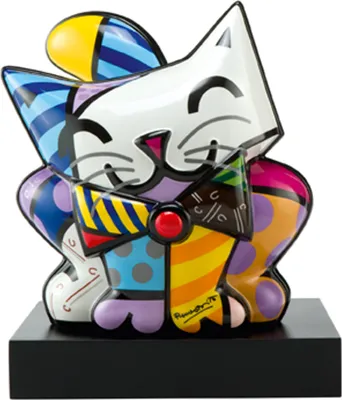 Obrázok produktu pre Goebel Romero Britto Socha Modrá kočka