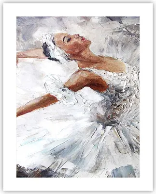 Produktbild von Poster - Poster ohne Rahmen - Frau Tanz Ballett Körper - 40x50 cm - Wand Bild - Wanddeko - Wandbilder - Kunstposter - Wandposter - Bilder - Kunstdruck - Wanddekoration - Wandbild - P2XPA40x50-3101