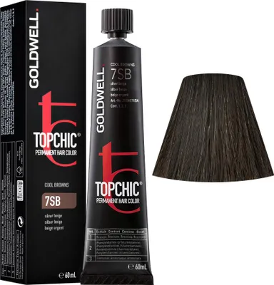 Obrázek produktu pro Goldwell Topchic Hair Color profesionální permanentní barva na vlasy pro všechny typy vlasů 7SB 60 ml
