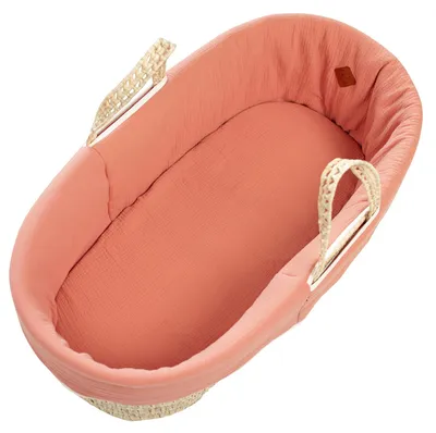 Imagen del producto de Cesta para bebé Moseskorb, funda Jeanne - TU - Terracota | de SEVIRA KIDS