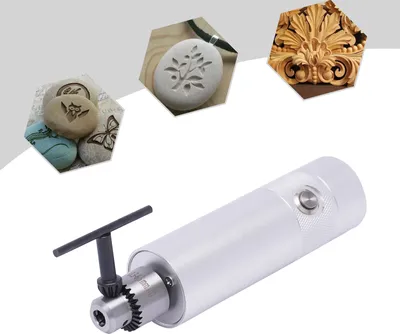 Produktbild von Mini Gravierstift mit Adapter 6000-13000r/Min Elektrisches Schnitzstift Maschine für Metall Schneiden Jade Gravur Gravierwerkzeug