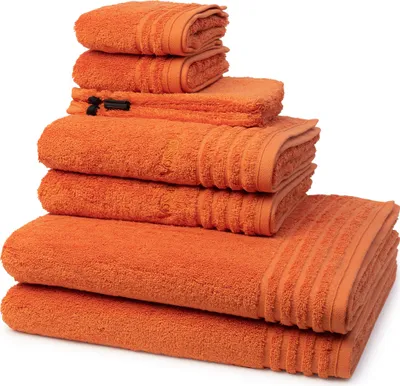 Produktbild von Vossen Vienna Style Supersoft 2 X Wasch- 2 X Gäste- 2 X Dusch- 2 X Handtuch im Set Hochwertige Bordüre für stilvolles Design, Weicher Frottee für beste Saugfähigkeit, Edles Logo, hochwertige Stickerei
