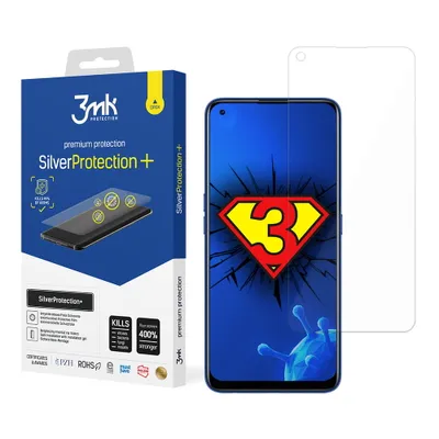 Produktbild von 3mk Display Antimikrobielle Schutzfolie SilverProtection+ für Realme 7 0,21mm Self-Heal