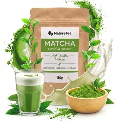 Zdjęcie produktu dla Matcha Herbata Zielona Klasyczna - Organiczna "High Quality" 50 g