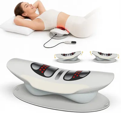 Image de Appareil de traction lombaire, appareil de massage, soulagement des douleurs dorsales